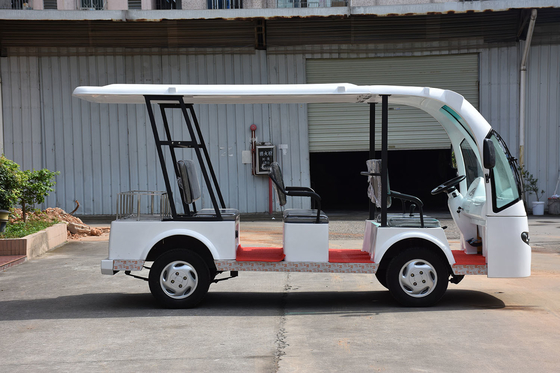 Eco Friendly Design Low Noise 8 Passenger Seats Electric Sightseeing Bus With Horn Speaker For Amusement Park