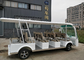 11 Sofa Seats Electric Sightseeing Car With Rear Cargo Box / Fiber Glass Body