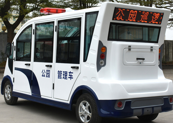 5kW Electric Sightseeing Car With Heater For Public Area Patrol