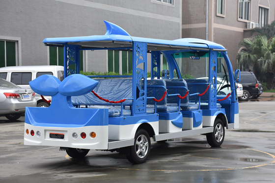 Dolphin Style Design 14 Seater Electric Mini Tourist Bus for Sightseeing